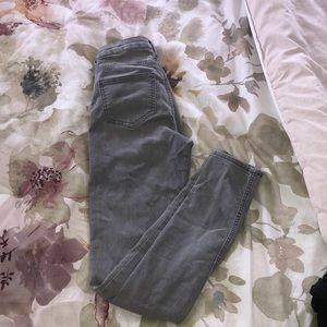 Gray jeans